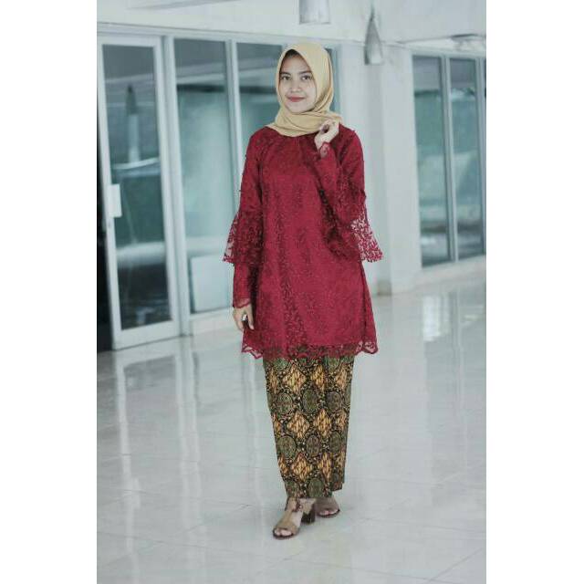 TUNIK PREMIUM/ASMA TUNIK BLOUSE LENGAN RUMBAI (GOLD)