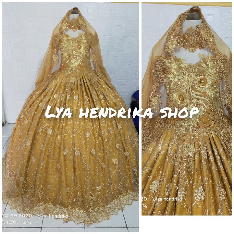 Ballgown + kerudung