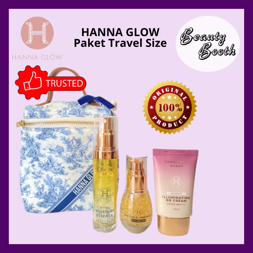 HANNA GLOW Premium 24k Gold Ampoule | BB Cream | Royal Essence TRAVEL SIZE