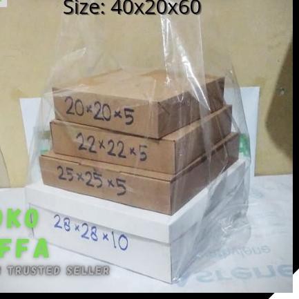 Recomend Kantong plastik kresek pe singlet bening 40x60 tebal 04 <
