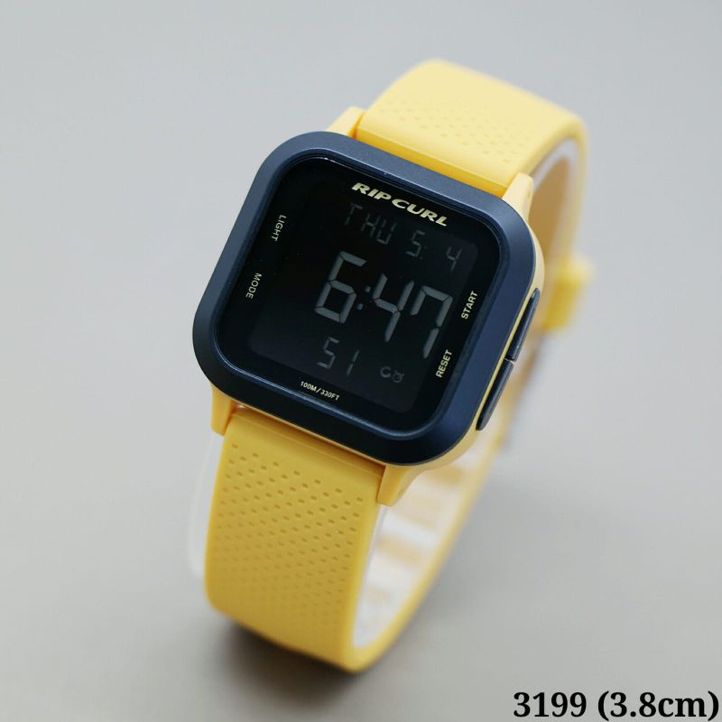 JAM TANGAN PRIA RIPCURL RUBBER DIGITAL DIAMETER 3,8CM