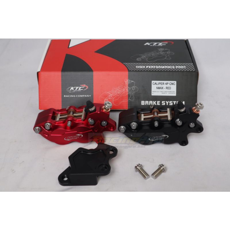 Caliper Kaliper KTC Racing 4P CRM NMAX Caliper Rem Depan KTC NMAX