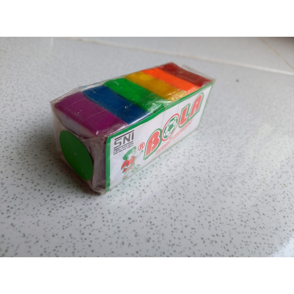 Lilin Plastisin Bola Besar 6pcs