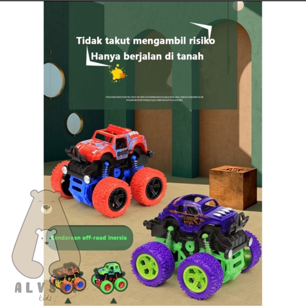 MAINAN ANAK MOBIL MOBILAN OFF ROAD JEEP ZAP MONSTER / MOBIL JIP OFF ROAD 4 DRIVE BIG FOOT