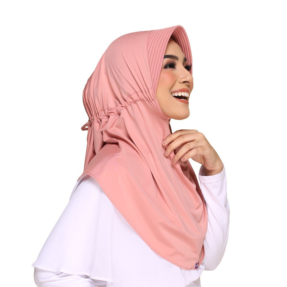 Jilbab Instan Elzatta Zaria Sahara-131 - Dusty Pink