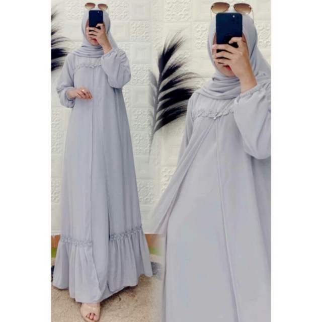Gamis Malaysia Outer renda