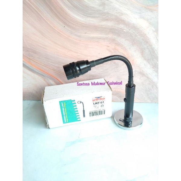 WIPRO LKF-01 Lampu Kerja LED Flexible Fleksibel Light Magnet Base