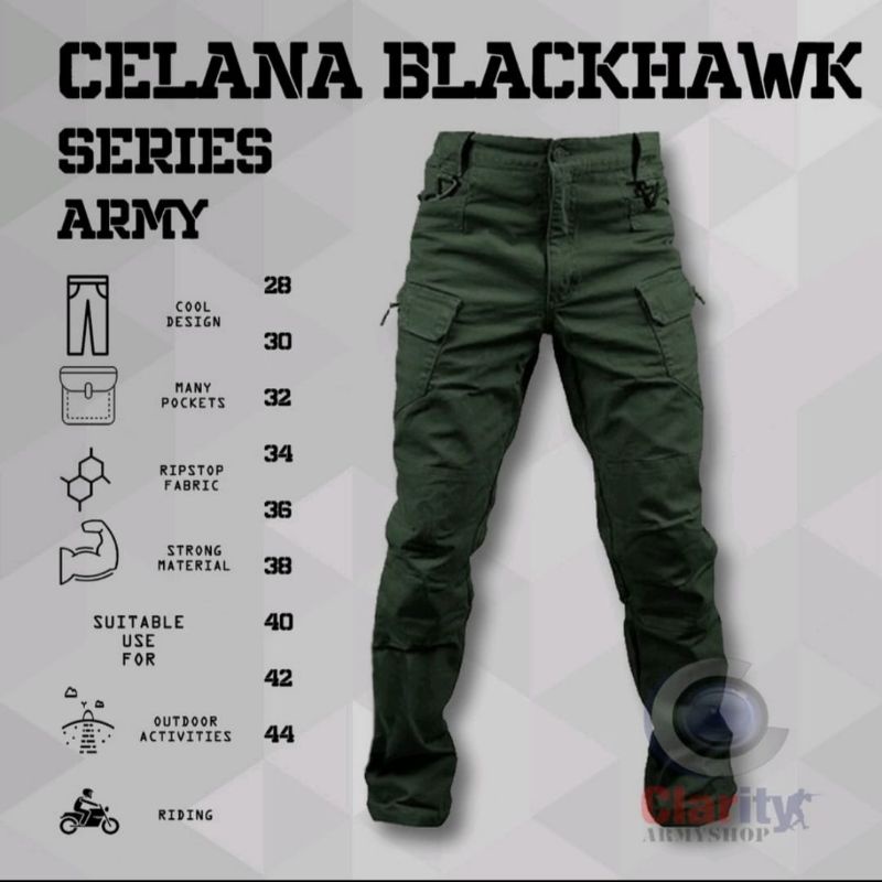 Celana BlackHawk Pria 100% original