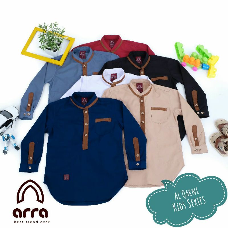 Baju Koko Couple Kurta Pakistan Ayah Dan Anak Laki Laki Lengan Panjang Al Qarni Arra Original Premium Baju Muslim Pria