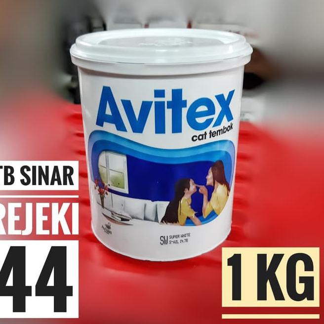  Harga  Spesial AVITEX KILOAN 1  KG Super White PUTIH Cat  