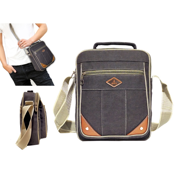 Slingbag BAEPACK // Tas Slempang Gaul Kanvas Vintage Classic Pria Wanita