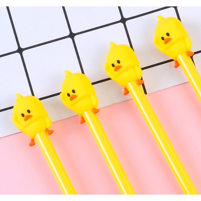 Bolpoin Karakter BEBEK DUCK Lucu / Bolpoin Kartun BEBEK Unik / Pulpen Gel 0,38 mm Motif DUCKY BEBEK