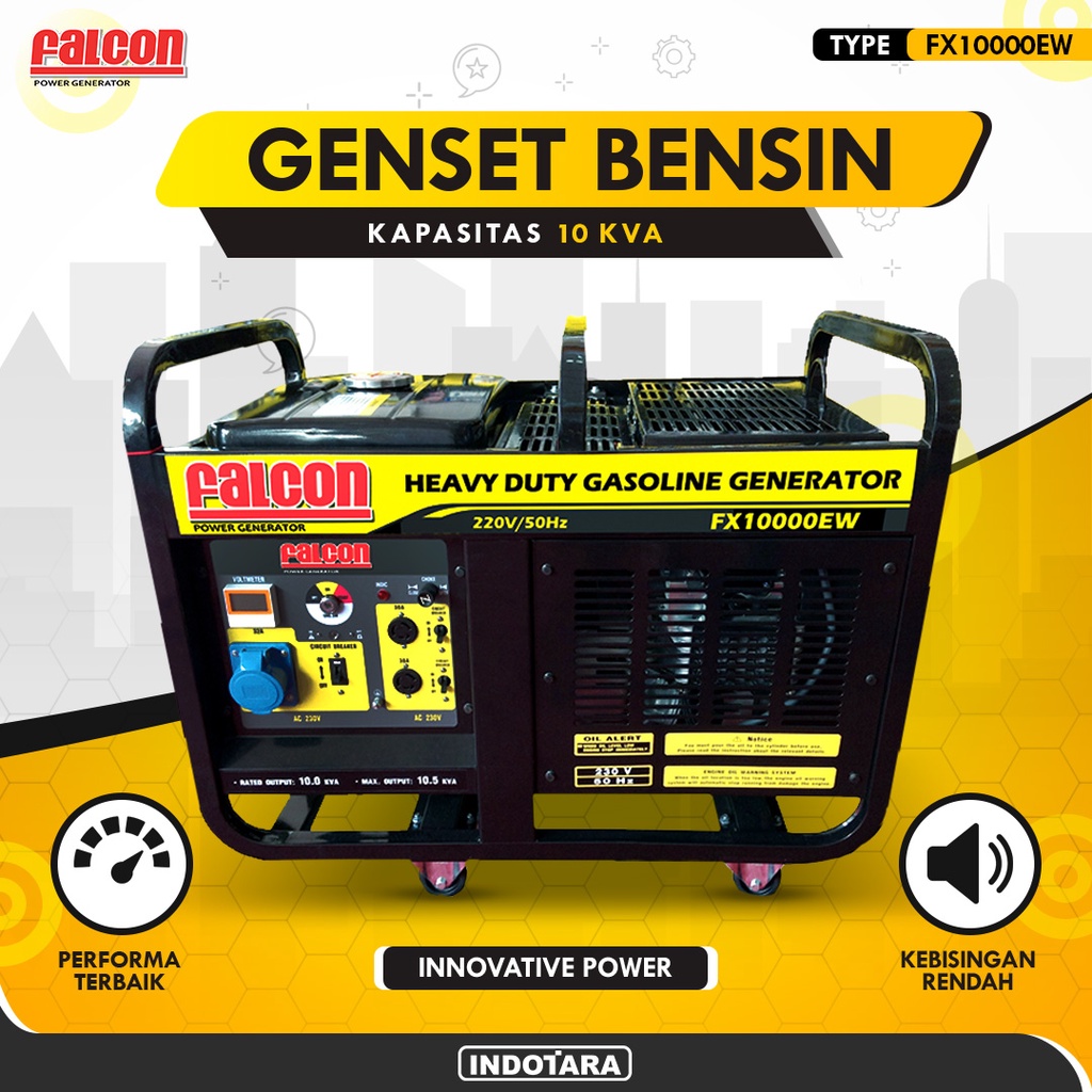 Genset Bensin Gasoline Falcon 10 Kva