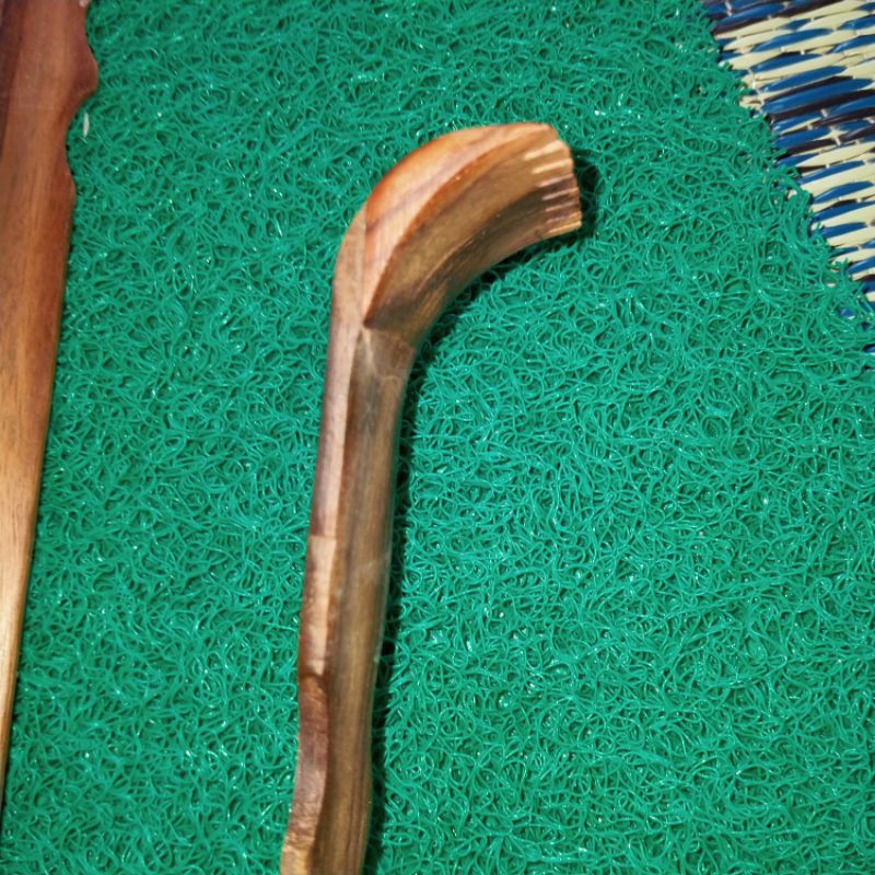 Alat garukan punggung kayu/penggaruk punggung berbahan kayu Hitam murah