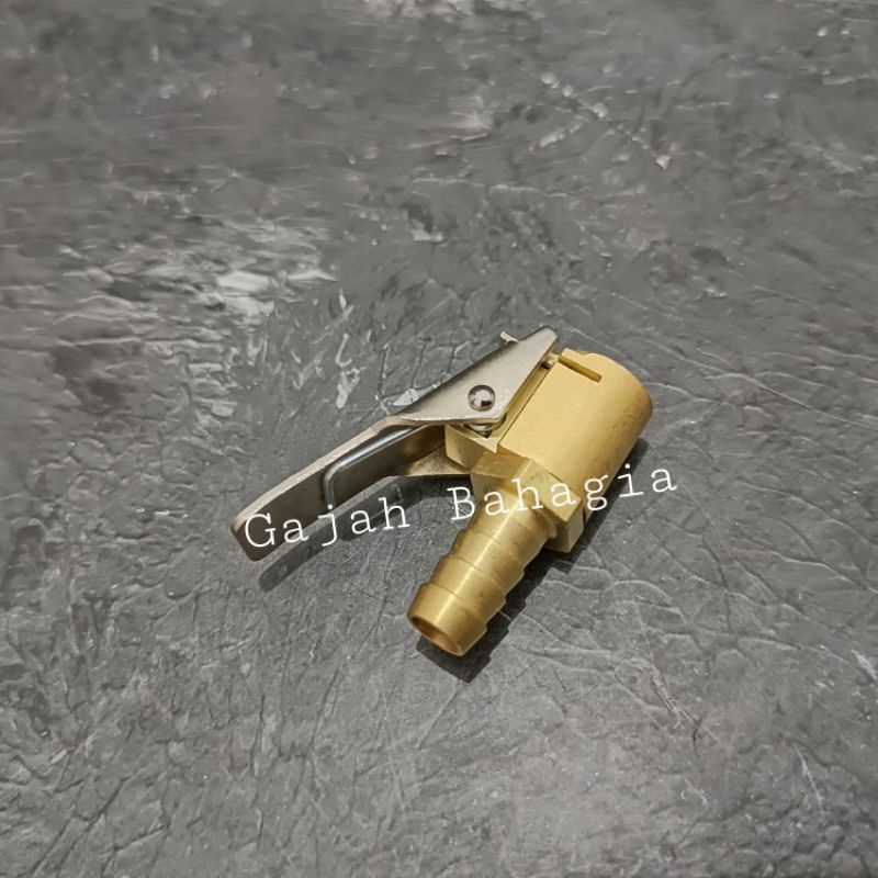 Kepala isian angin ban jepit kuningan Air chuck clip Isi angin model jepit