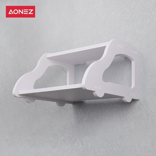 AONEZ Lapisan ganda Rak  Dinding  for Wifi  Router Wall Shelf 