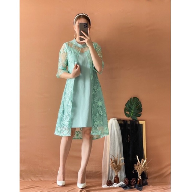 Celcy Premium Dress (Dress Premium dengan bordir mewah)