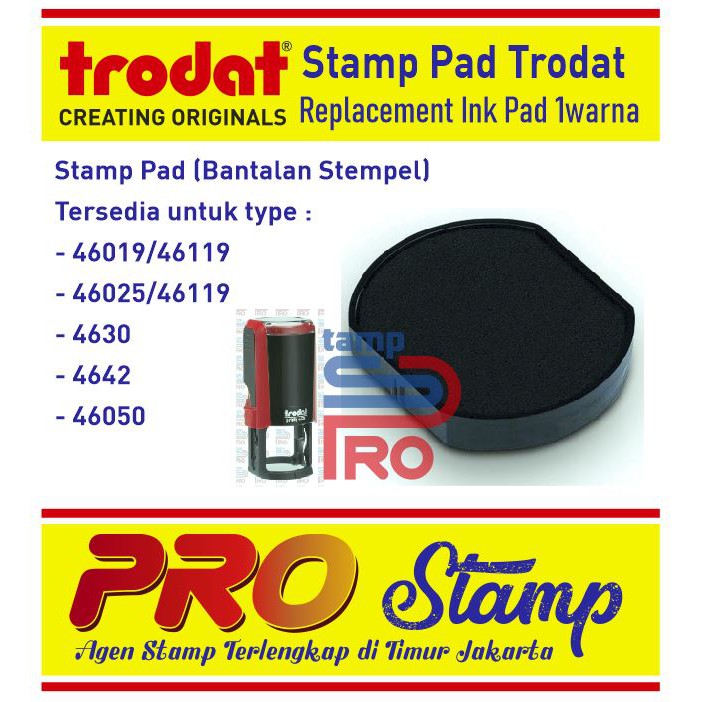 

Replacement Ink Pad / 46019,46025,4630,4642 (TANPA WARNA)