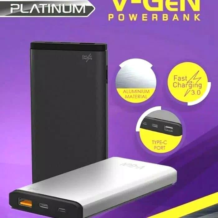 POWERBANK FAST CHARGING V-GEN PB-V10K7 10000 MAH ORIGINAL KUALITAS TERBAIK