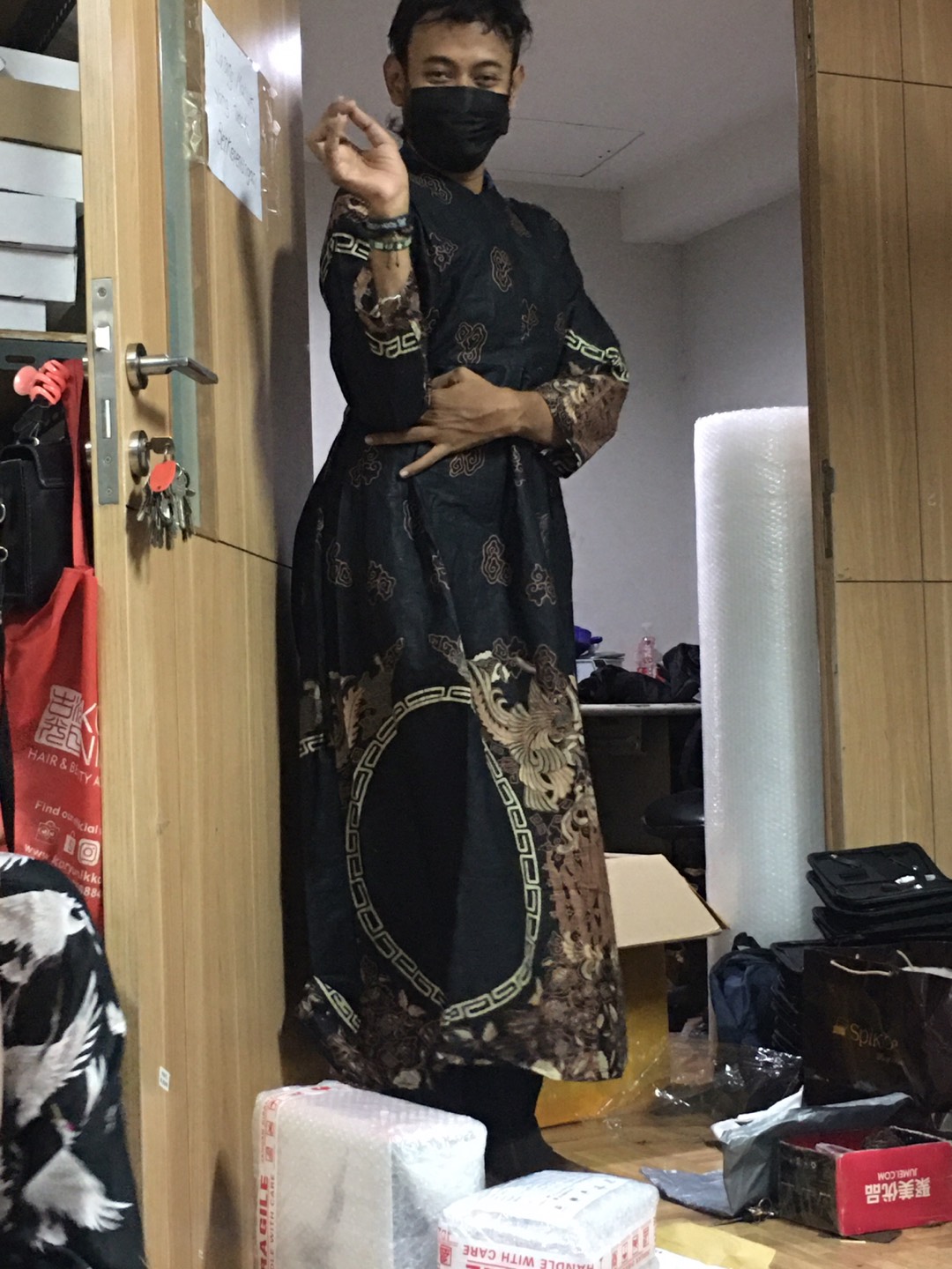 Gamis Batik Manggar,sekar,cantik, Kubis,kupu,padi,daun/cod Jumbo Ld 120