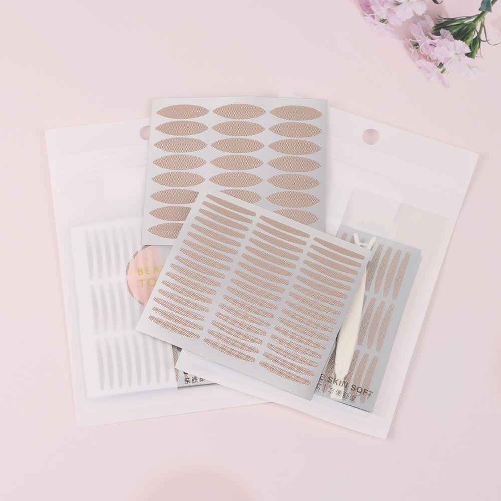 R-flower Double Eyelid Sticker Natural Alat Makeup Mata Eyeshadow Stensil Strip Pengangkat Mata