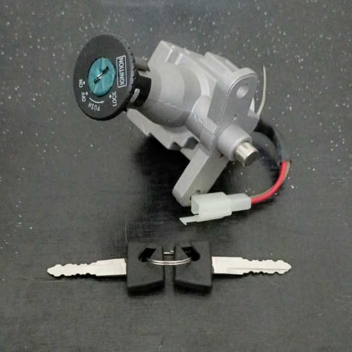 Kunci Kontak Key Set Assy Plus Kunci Jok Nouvo Lele Lama Nouvo Z