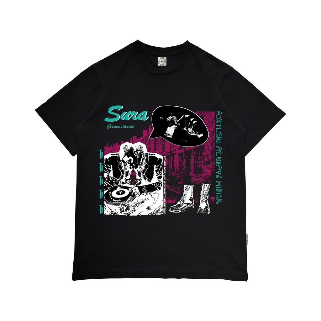 Sura Positiva - Tshirt (Marteens) Black