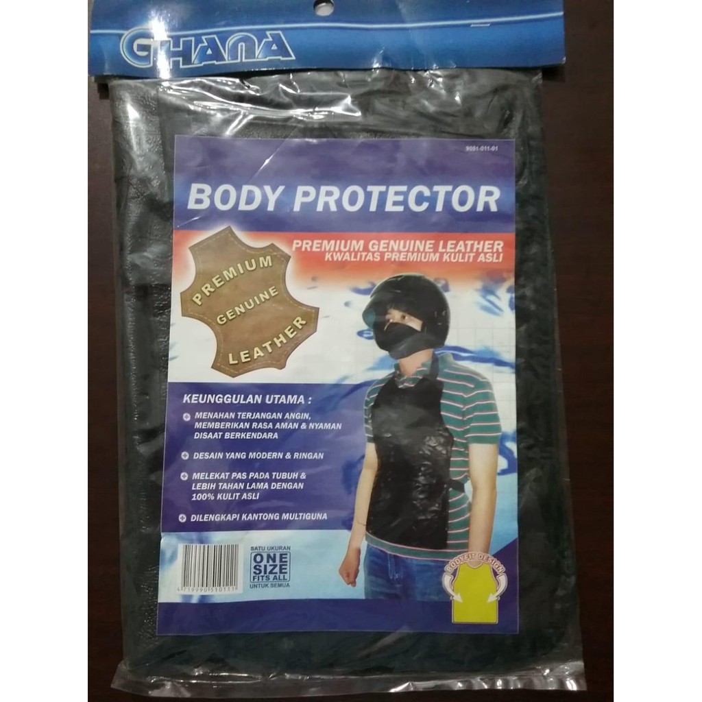 Rompi Kulit Asli / Body Protector / Rompi Pelindung Dada Kulit