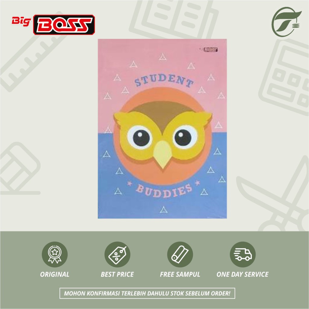 

BUKU TULIS BB 42 LEMBAR BIG BOSS 1 PACK/ 6 PCS