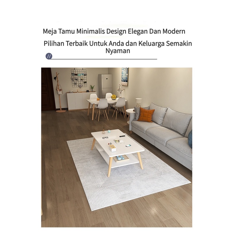 Coffee Table Meja Kopi Meja Tamu Meja  Tamu Minimalis Furnibest