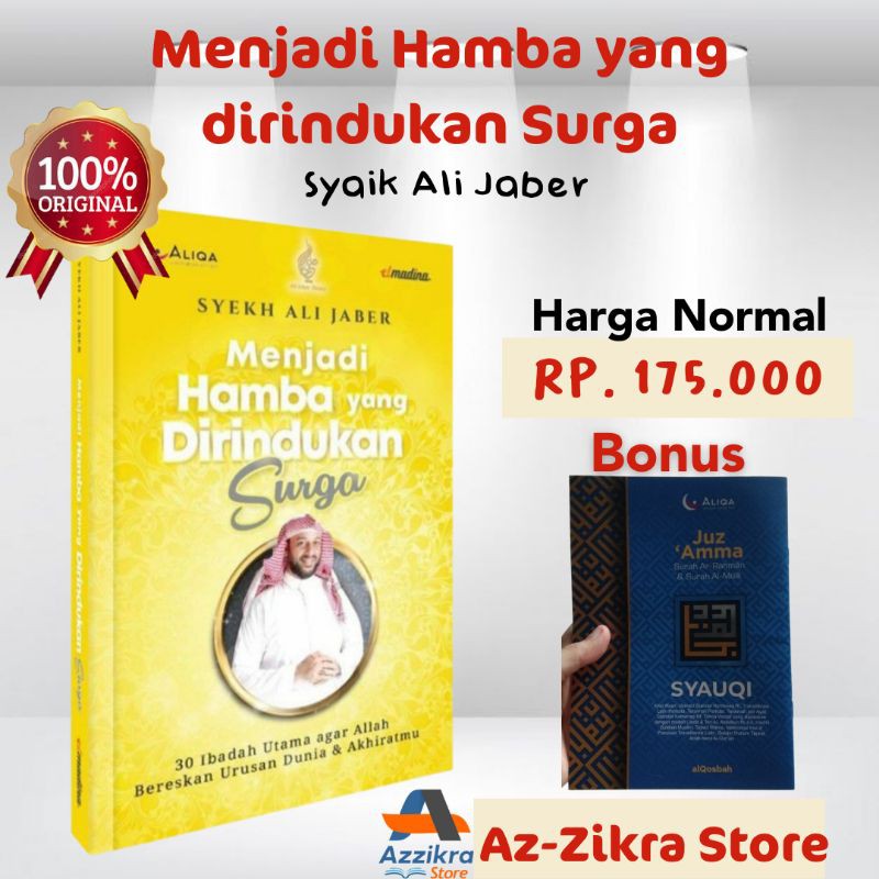 Buku Islam Menjadi Hamba Yang Dirindukan Surga Syaik Ali Jaber