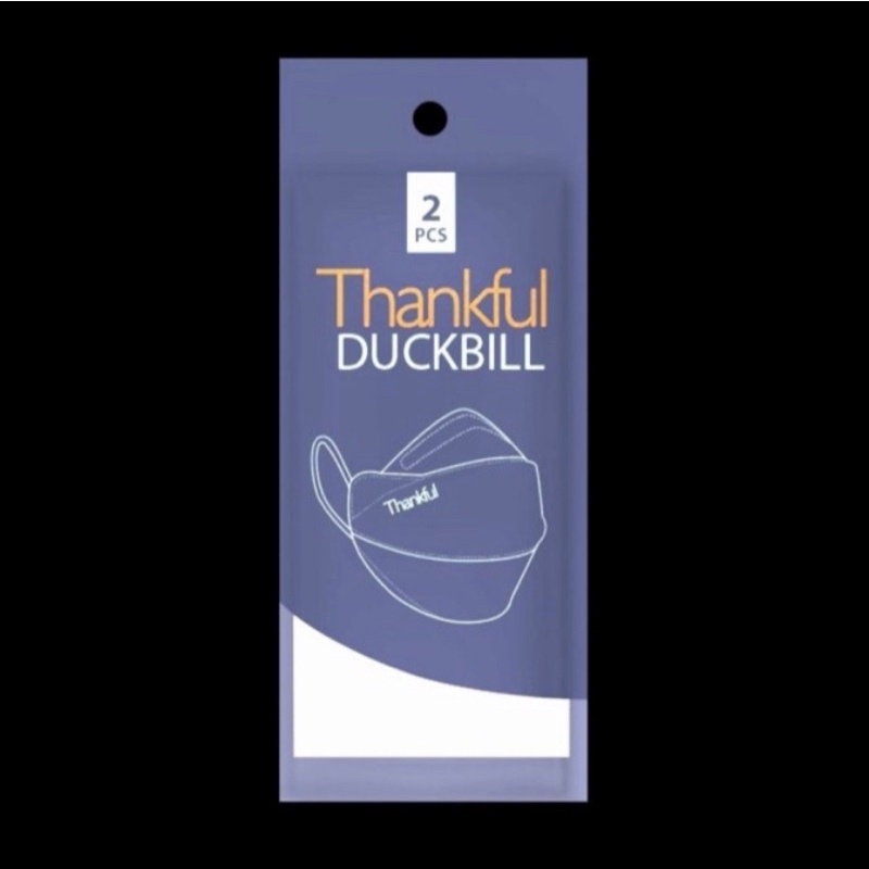 Thankful Adult Duckbill Mask Masker Sachet isi 2