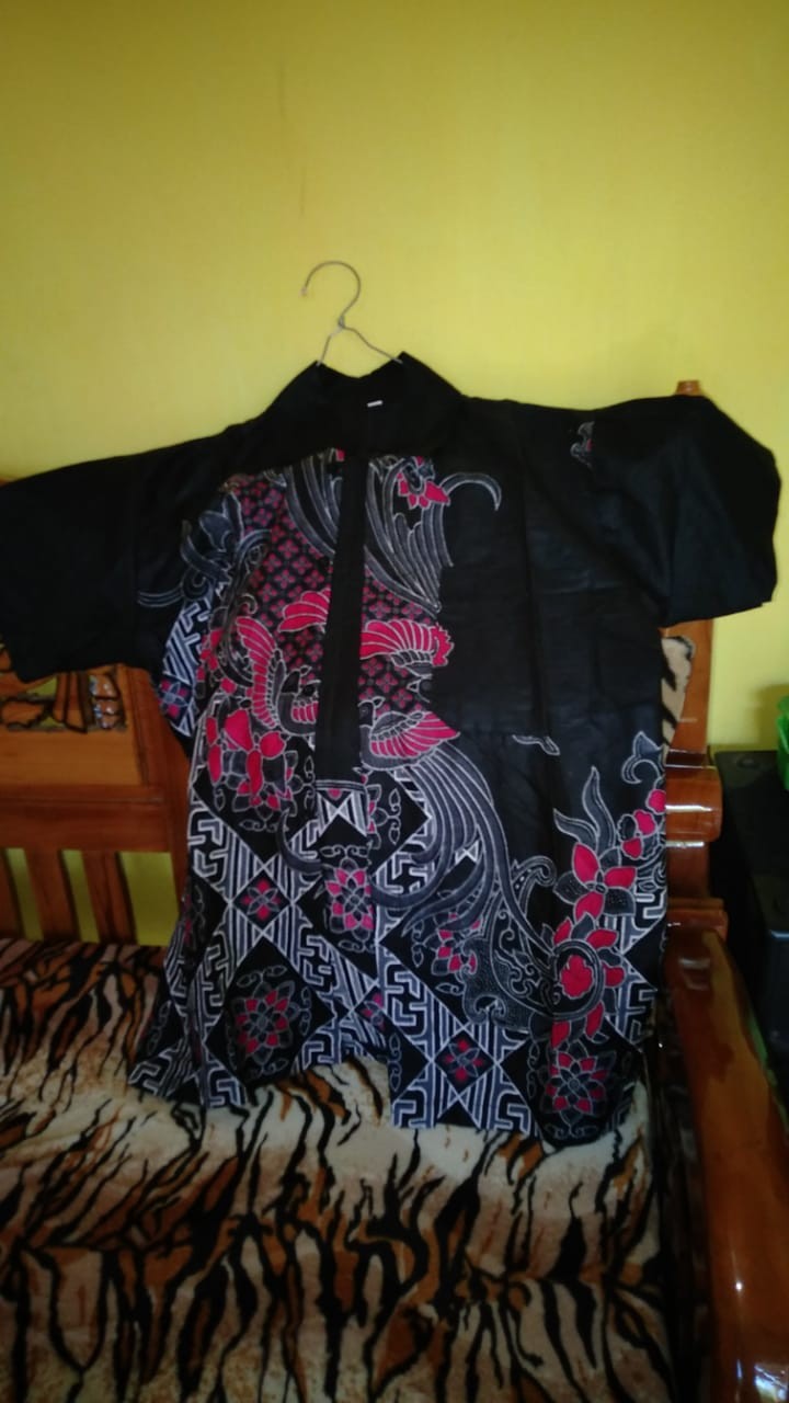 Kemeja Batik Pria Lengan Pendek M L Xl Xxl Baju Seragam Original