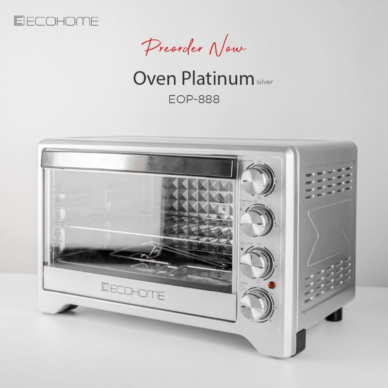 ECOHOME ELECTRIC OVEN DAN AIR FRYER EOP-888 LOW WATT 38LT