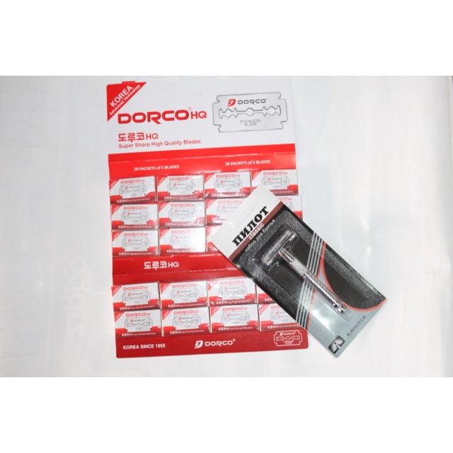 

Bundling Silet Dorco Dengan Gagang Cukur Classic Putar Double Edge