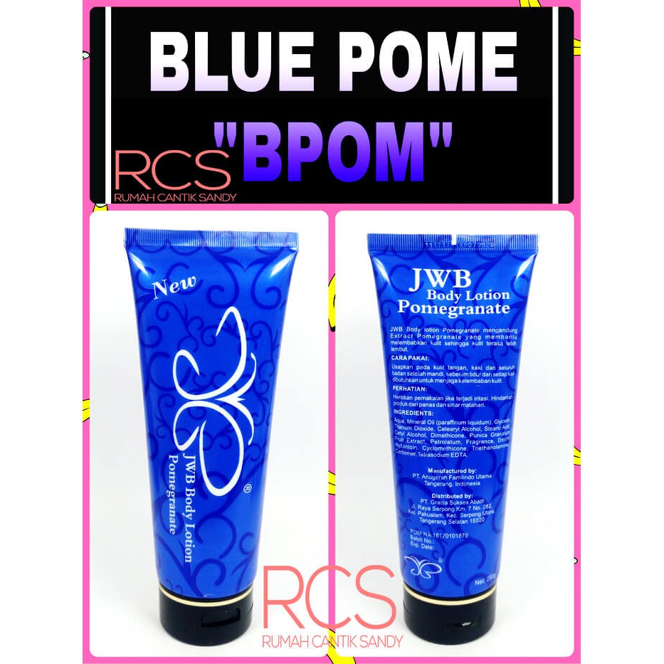 [ JWB BPOM ] BLUEPome BPOM by JWB SKINCARE / BLUE Pome BPOM, pomegra