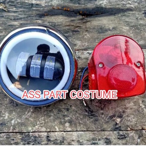 Lampu daymaker LED C70 C50 dot sae hello ring 4'5 in