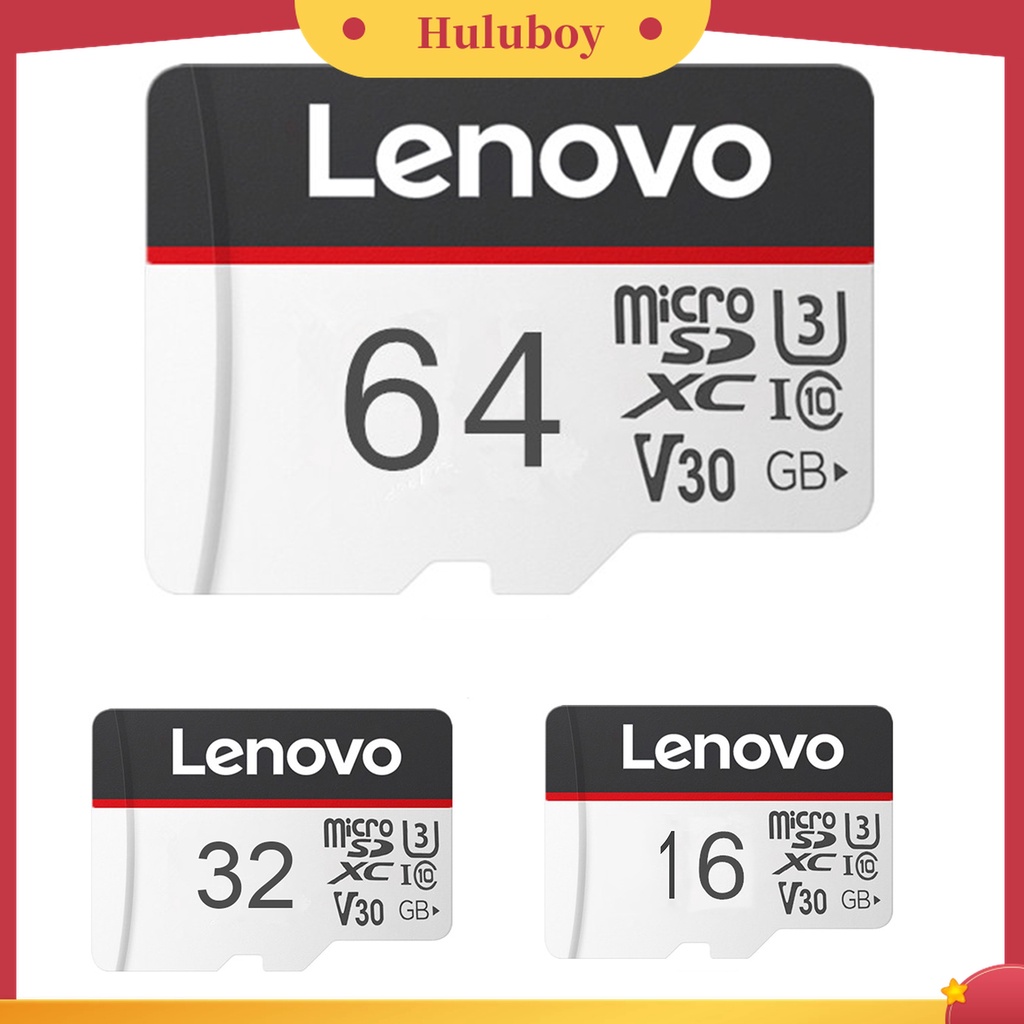 (Huluboy) Kartu Memori TF U3 Kapasitas Besar 16GB 32GB 64GB Untuk Lenovo