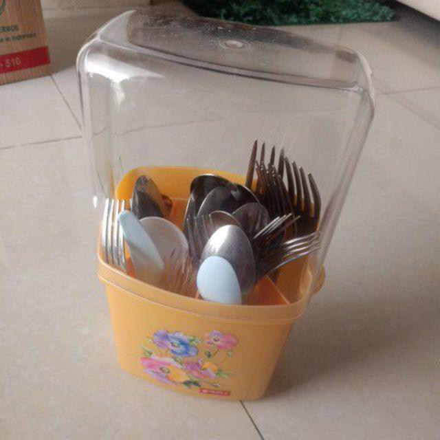 Tempat Sendok Adora Merk Lion Star :: Tutup Bening