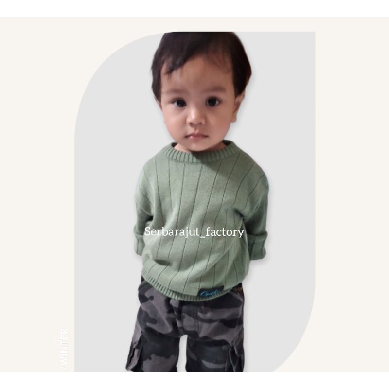 Kyo Kids Basic Sweater/Sweater Rajut Anak/Sweater Anak Unisex