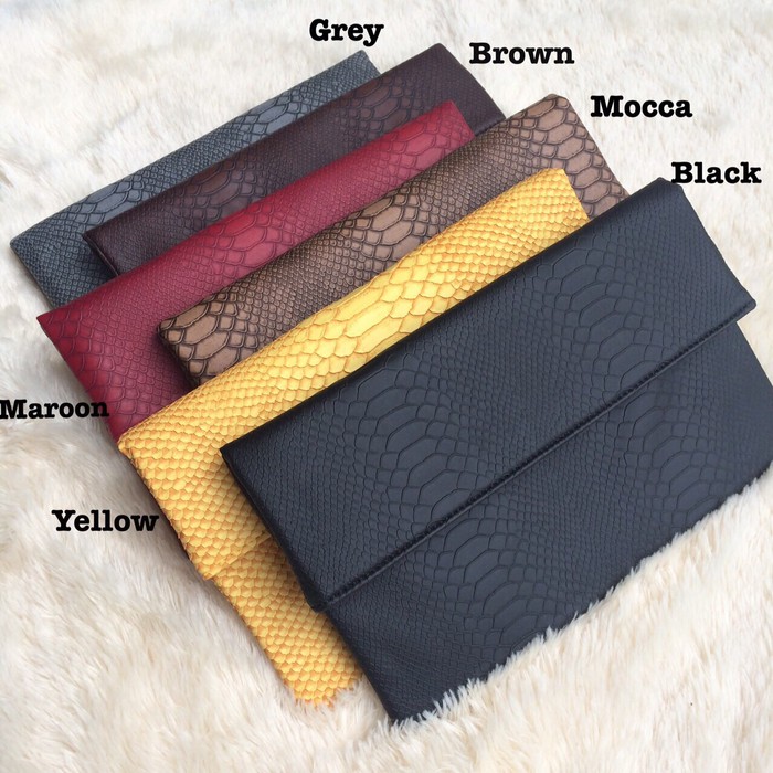 RU12 Promo Clutch Burberry 3Ruang 2338 Vic Wanita Murah Clutc G4V4 Sapi Import Kekinian