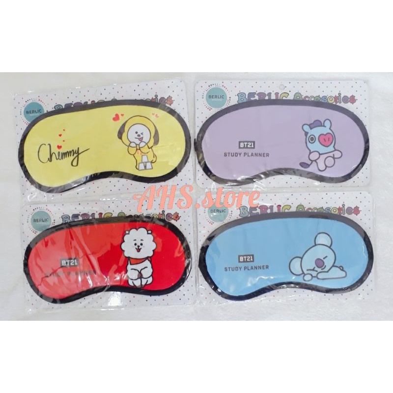 Penutup Mata tidur BTS bt21 sleep eye mask