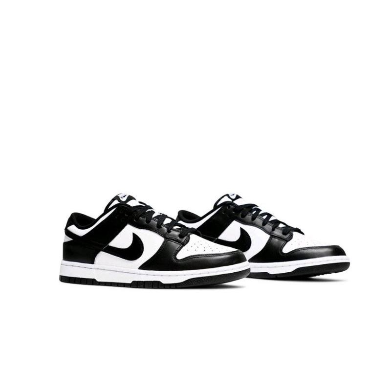 low dunk black white