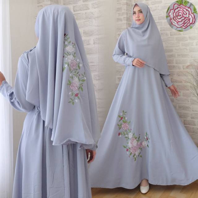 TOTOTAshop.Gamis LAVENIA SYAR'I  FC (REAL PIC)