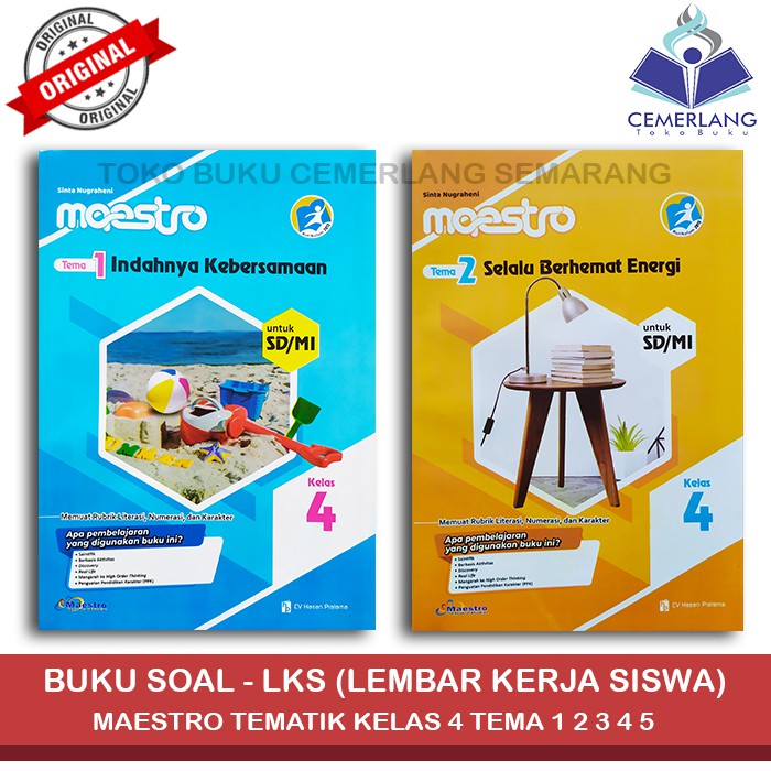 BUKU SOAL - LKS MAESTRO TEMATIK SD KELAS 4 TEMA 1 2 3 4 5 ...