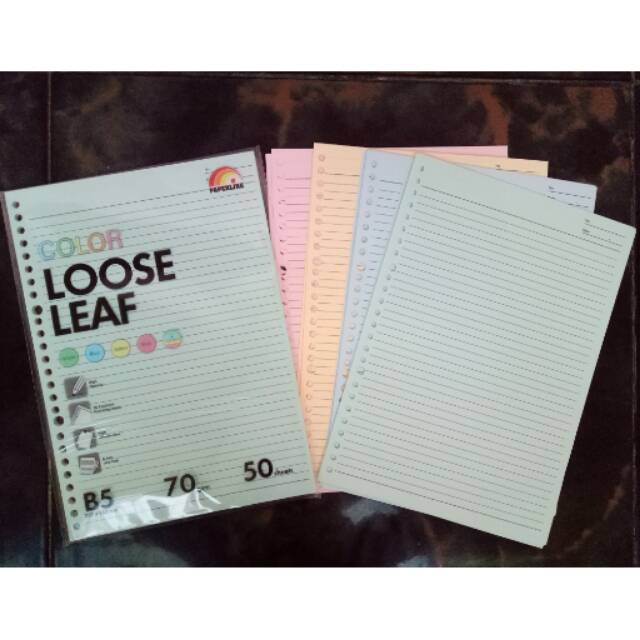 

Loose leaf 4 warna