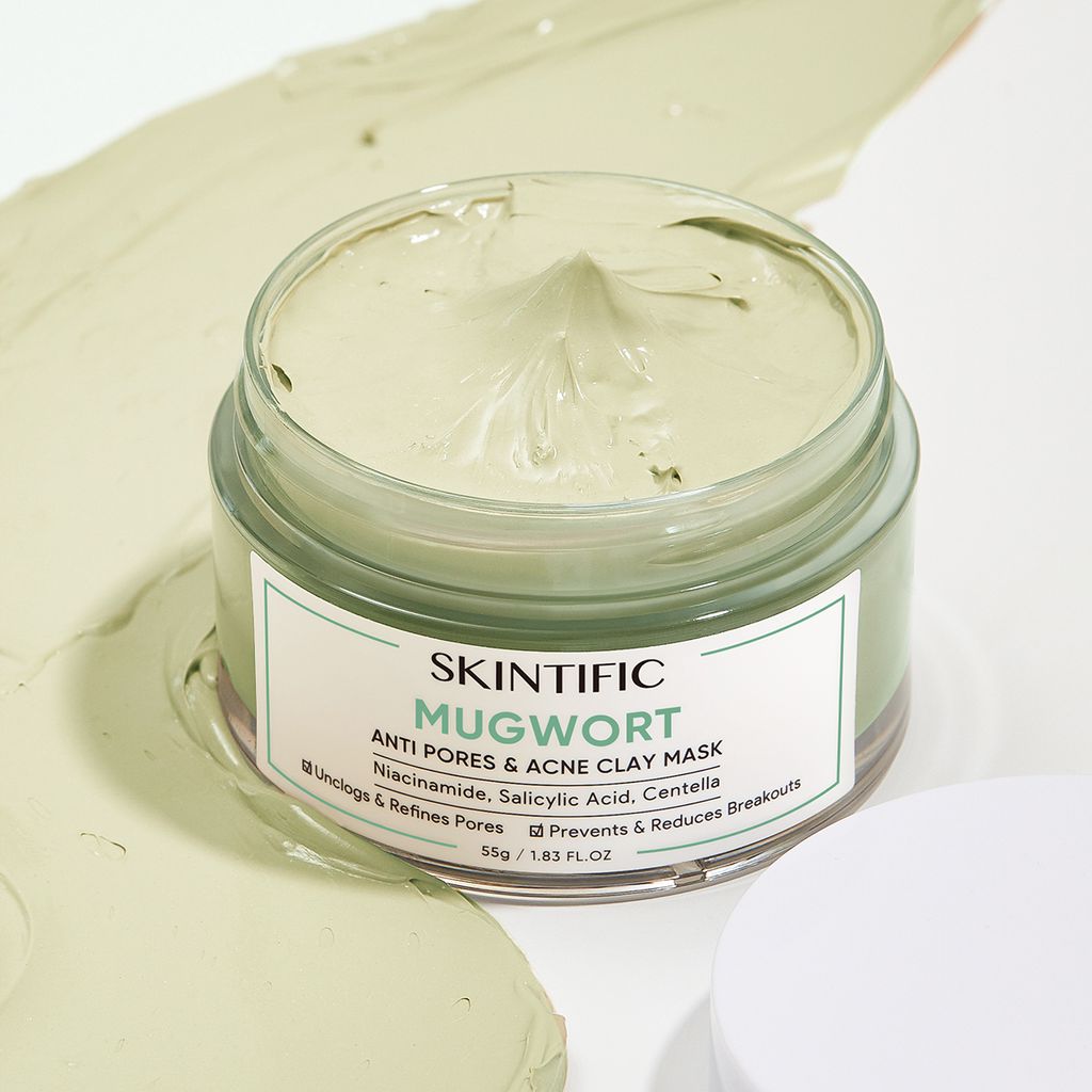 SKINTIFIC CLAY MASK MUGWORT ACNE 55GR