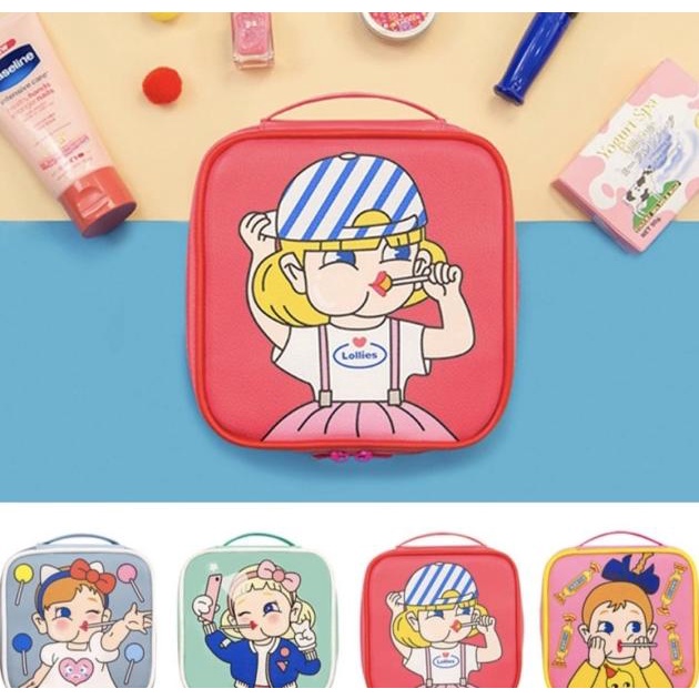 PANACHE Bentoy Travel Cosmetic Bag Makeup Pouch Tas Kosmetik