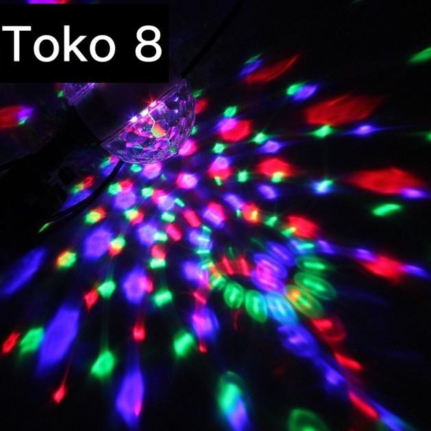 

Lampu Disco Putar 2 Sisi Full Color (ART. Q918)