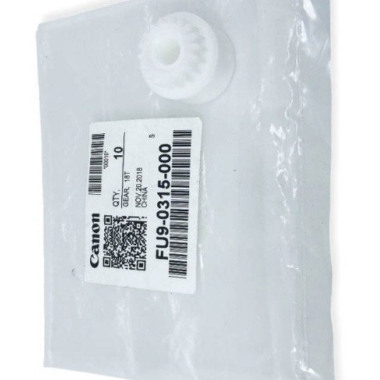 Gear 18T Mesin Fotokopi Canon IRA 6075/6275 FU9-0315-000 Original
